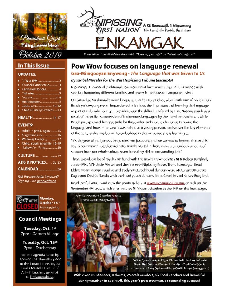 Enkamgak October 2019