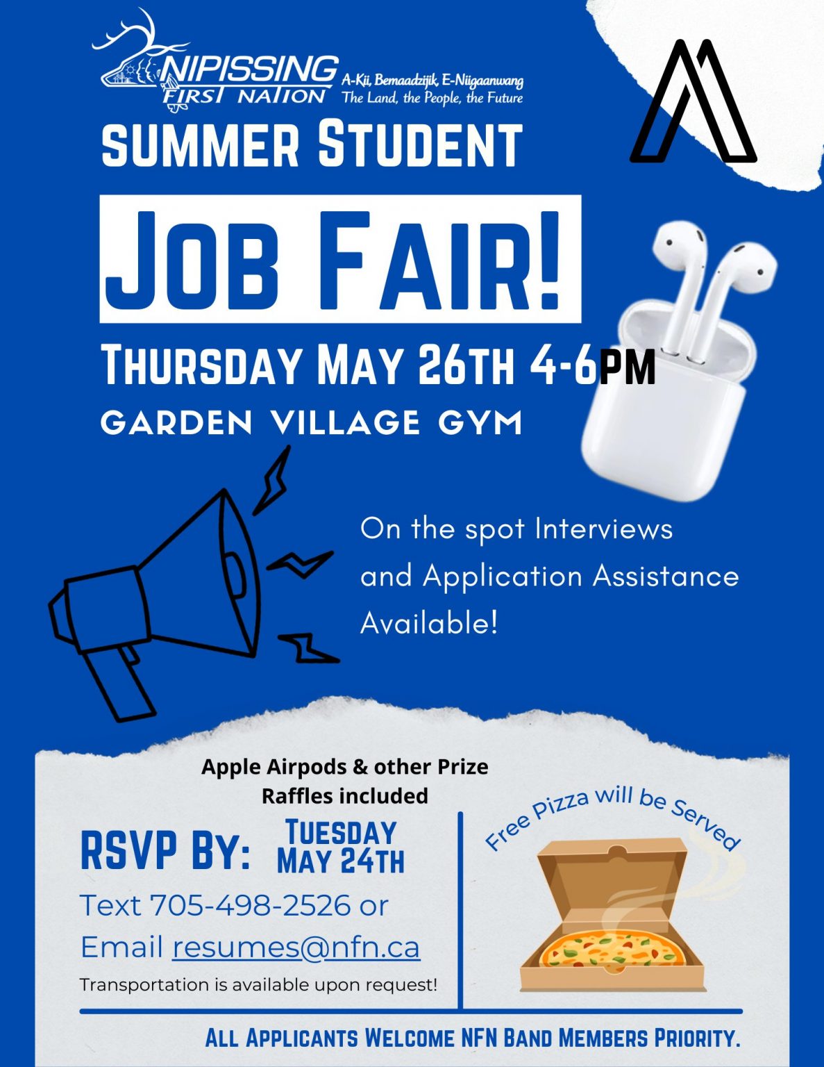 Summer Student Job Fair » Nipissing First Nation