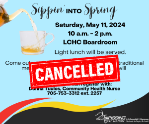 CANCELLED: Sippin' Into Spring @ LCHC Boardroom