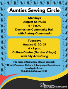 Aunties Sewing Circle @ Duchesnay Community Hall