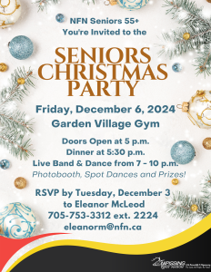 NFN Seniors Christmas Party @ Garden Village Gym