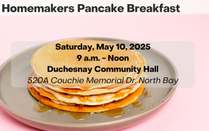 Homemakers Pancake Breakfast @ Duchesnay Community Hall
