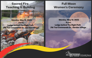 Sacred Fire Teaching & Building + Full Moon Women's Ceremony @ Lodge behind The Right Path