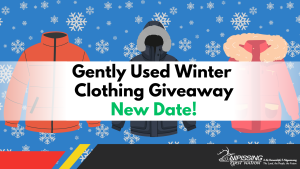  Gently Used Winter Clothing Giveaway New Date! @ Holy Spirit Church Basement